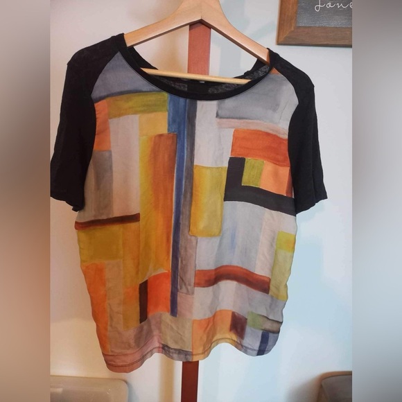 Zara Abstract Design Shirt - Picture 2 of 6